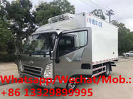 Customized HYUNDAI brand 4*2 LHD 130hp Euro 5 diesel refrigerated truck for sale, HOT SALE! HYUNDAI cold room van truck