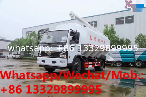 Dongfeng 4*2 LHD D7L 12cbm 170hp Euro Ⅵ poultry livestock bulk feed truck for sale,farm-oriented feed pellet vehicle