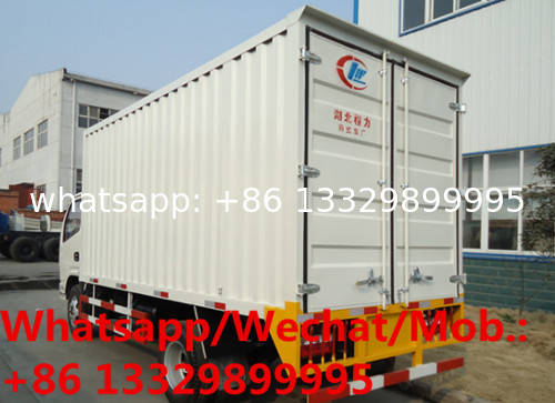 ​  customized light duty dongfeng diesel van cargo vehicle for sale, new brand Dongfeng dry good transported van truck