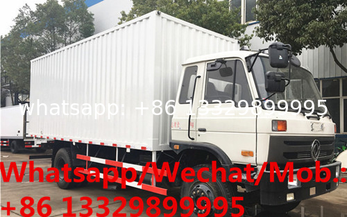 HOT SALE!  Best price new dongfeng 4*2 LHD/RHD 10tons van cargo truck, factory sale good customized cargo van truck