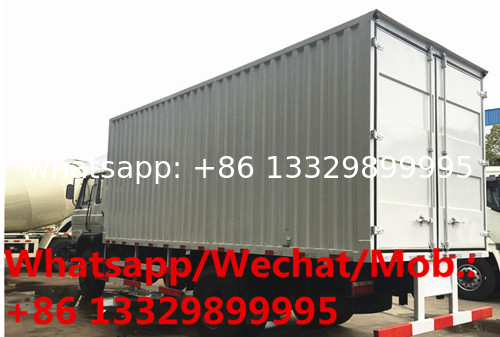 HOT SALE!  Best price new dongfeng 4*2 LHD/RHD 10tons van cargo truck, factory sale good customized cargo van truck