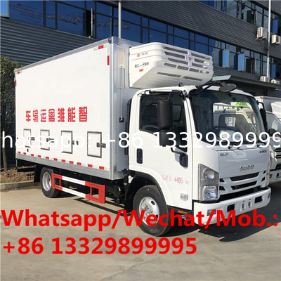 new manufactured ISUZU livestock poultry day old chick transported vehicle for sale, refrigerated truck for baby chick