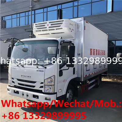 new manufactured ISUZU livestock poultry day old chick transported vehicle for sale, refrigerated truck for baby chick