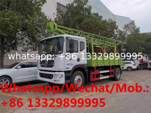 Best price Customized Dongfeng D9 200m-300m Water Well Drilling Rig truck for sale, well drilling rig mounted on truck