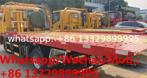 Customized SHACMAN brand 3tons flatbed wrecker towing truck for sale, HOT SALE! new Road towing repaired vehicle