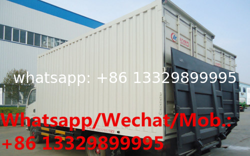 Hot Selling customized  Dongfeng New 6-7T RHD 4x2 Van Box Cargo Truck for TANZANIA, good price cargo van truck for sale