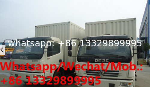 Hot Selling customized  Dongfeng New 6-7T RHD 4x2 Van Box Cargo Truck for TANZANIA, good price cargo van truck for sale