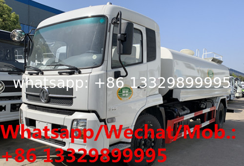 HOT SALE! Dongfeng tianjin 4*2 LHD 14T diesel water tanker truck, New water sprinkling tanker vehicle, water tanker