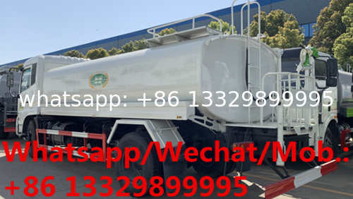 HOT SALE! Dongfeng tianjin 4*2 LHD 14T diesel water tanker truck, New water sprinkling tanker vehicle, water tanker