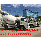 Customized Smaller Yuejin 3CBM cement mixer truck for sale, Best price new YUEJIN 130hp concrete mixer mounted on truck