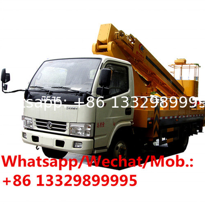 telescopic boom 21m hydraulic aerial working platform truck for sale, Customized high altitude operation vehicle