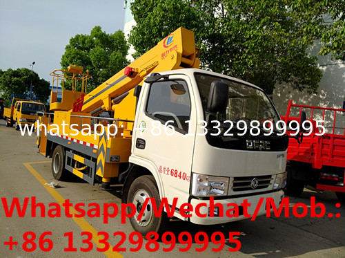 telescopic boom 21m hydraulic aerial working platform truck for sale, Customized high altitude operation vehicle