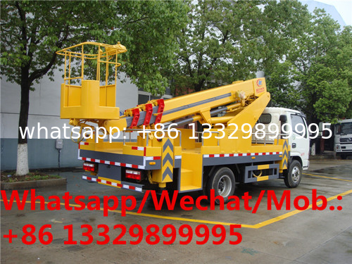 telescopic boom 21m hydraulic aerial working platform truck for sale, Customized high altitude operation vehicle