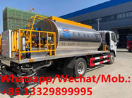 Customized dongfeng 4*2 LHD 4cbm intelliegent type asphalt distributing vehicle for sale, bitumen tanker spreading truck