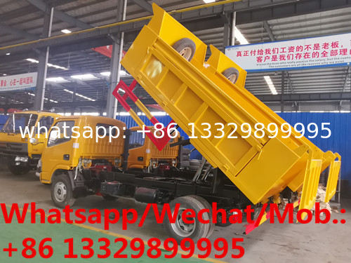 Customized 5cbm volume mini dump tipper truck for sale, HOT SALE! exported model-CLW LHD smallest diesel tipper vehicle
