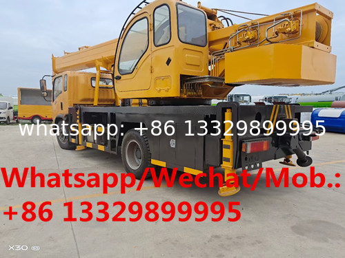 new manufactured Dongfeng 4*2 LHD 12T sink-style mobile crane truck for sale, cheaper price 12T crane truck vehicle