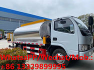 New manufactured common type bitumen tanker spreading vehicle for sale, HOT SALE! 3tons asphalt distributing truck