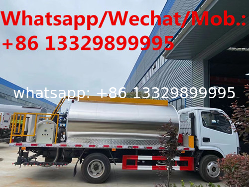 New manufactured common type bitumen tanker spreading vehicle for sale, HOT SALE! 3tons asphalt distributing truck