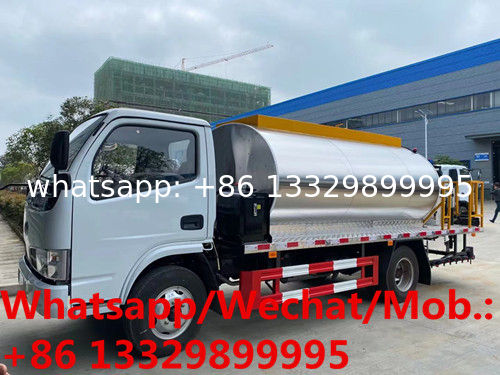 New manufactured common type bitumen tanker spreading vehicle for sale, HOT SALE! 3tons asphalt distributing truck