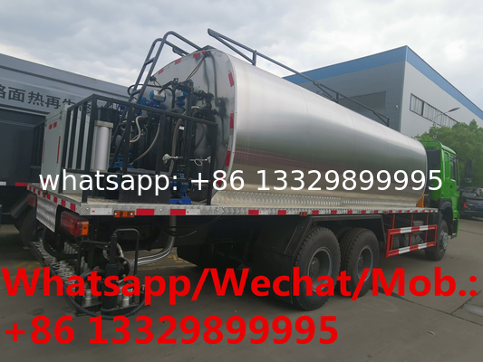 Customized HOWO 6*4 RHD 336hp diesel asphalt tanker distributing vehicle for sale, Best price bitumen spreading truck