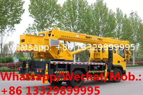 HOT SALE! New designed good price FOTON 4*2 LHD 12T mobile crane truck, factory sale direct price 12T truck crane