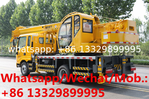 HOT SALE! new manufactured Tangjun 4*2 LHD 8T mobile truck crane, smaller 8tons mobile truck mounted crane for sale