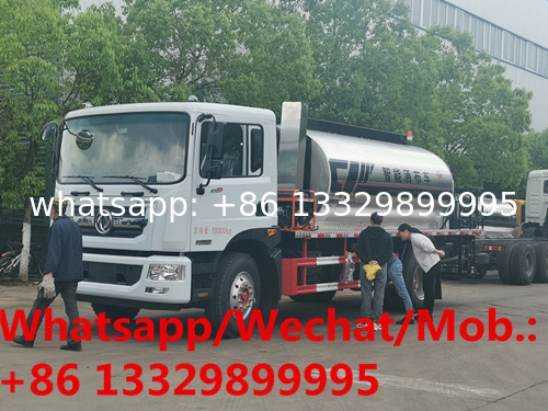 customized standard type Dongfeng D9 190hp diesel 12cbm asphalt tanker truck for sale, pitch bitumen tanker truck