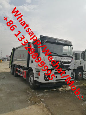 Customized  GENLVON 6*4 16cbm garbage compactor truck for sale, Cheaper price compacted garbage vehicle for sale