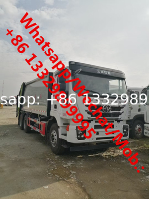 Customized IVECO GENLVON 6*4 16cbm garbage compactor truck for sale, Cheaper price compacted garbage vehicle for sale