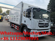 Dongfeng D9 180hp Euro 4 5.8m day old chick transported truck for Phillipines, 40,000 baby birds transported van vehicle