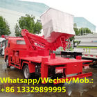 Customized ISUZU 16m telescopic type hydraulic bucket truck for sale,new good telesopic aerial working platform truck