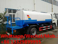 Yuejin new 4*2 watering machine 6000liters high pressure water jet cleaning fire sprinkler truck, water tanker vehicle