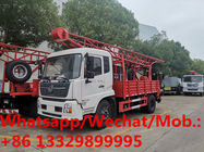Customized 200m depth water well Drilling Machine mounted on truck for sale, HOT SALE! Water well drilling rig on truck