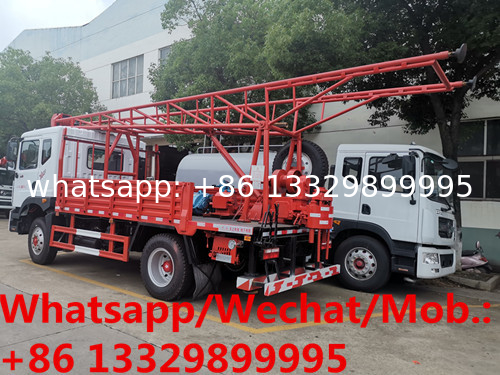 Customized 200m depth water well Drilling Machine mounted on truck for sale, HOT SALE! Water well drilling rig on truck