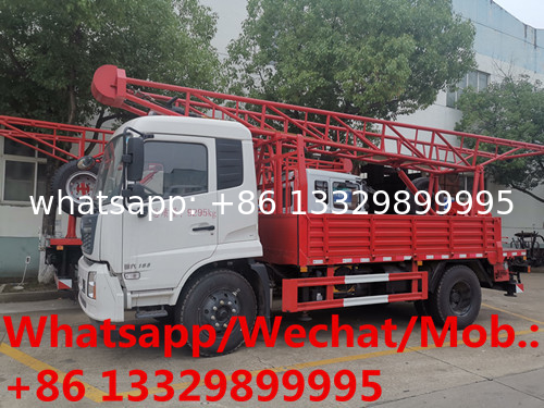 Customized 200m depth water well Drilling Machine mounted on truck for sale, HOT SALE! Water well drilling rig on truck