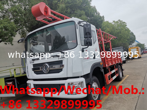 Factory sale! new dongfeng 100m depth water well drilling rig on truck, best price cargo truck with water drilling rig