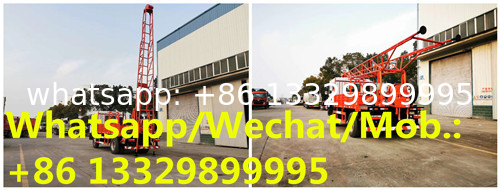 Factory sale! new dongfeng 100m depth water well drilling rig on truck, best price cargo truck with water drilling rig