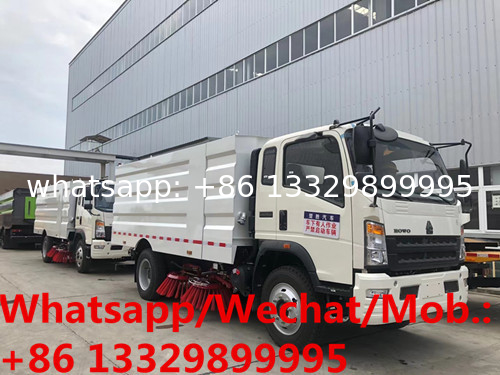 Factor sale good price Customized HOWO RHD street sweeping vehicle for sale, HOT SALE! diesel road sweeper vehicle