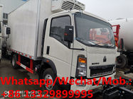 HOT SALE! good price HOWO 4*2 LHD/RHD 5T refrigerated truck, factory sale Customized HOWO diesel cold van truck
