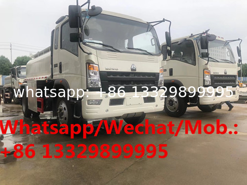exported model-howo 5cbm water sprinkling truck for sale, Wholesale price 5,000Liters water tanker vehicle for sale
