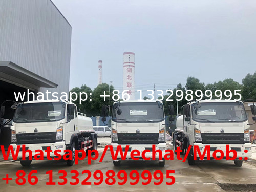 exported model-howo 5cbm water sprinkling truck for sale, Wholesale price 5,000Liters water tanker vehicle for sale