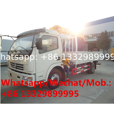 Factory Direct Sales 4T CLW Crane Truck Telescopic Boom Truck With Crane, 4Tons cargo truck with crane for sale