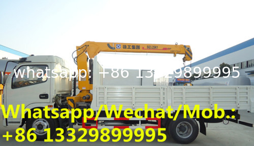 Factory Direct Sales 4T CLW Crane Truck Telescopic Boom Truck With Crane, 4Tons cargo truck with crane for sale
