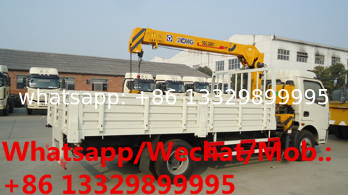 Factory Direct Sales 4T CLW Crane Truck Telescopic Boom Truck With Crane, 4Tons cargo truck with crane for sale