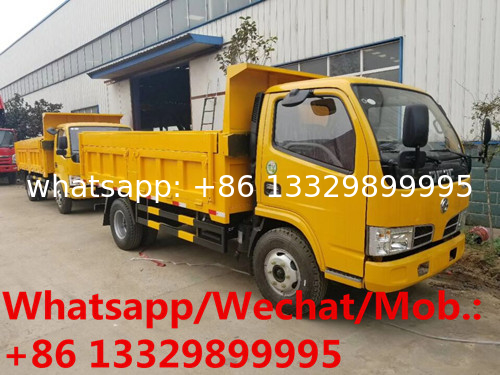 Factory sale best price dongfeng 3T-5T dump tipper truck for wastes transportation, dump garbage truck for sale