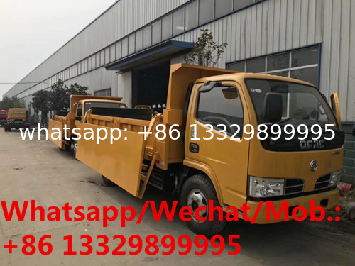 Factory sale best price dongfeng 3T-5T dump tipper truck for wastes transportation, dump garbage truck for sale