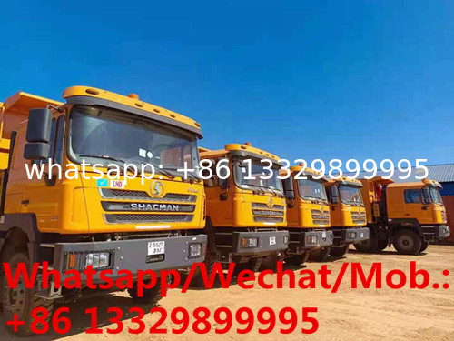 SHACMAN brand 8*4 F3000 LHD 40tons dump tipper truck for ore/gravel/coal transportation, heavy duty dump tipper for sale