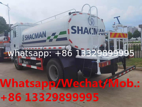 Customized SHACMAN L3000 4*2 LHD 12CBM Water tanker truck for overseas clients, good price portable water tanker vehicle