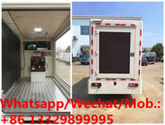 HOT SALE! YUEJIN brand 4*2 LHD gasoline Euro 6 engine P5 mobile LED advertising truck, LED screen vehicle for sale