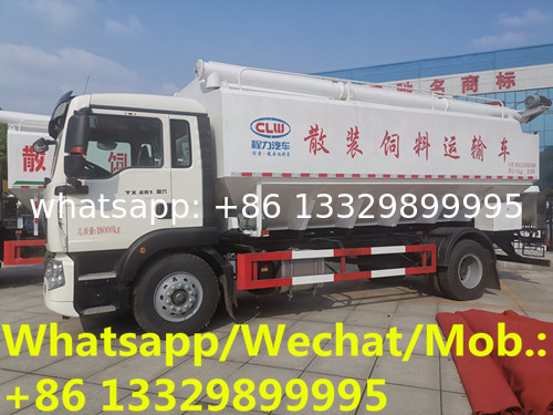 Customized SINO TRUK HOWO 4*2 LHD 180hp diesel 10T farm-oriented bulk feed transported vehicle for Philippines for sale